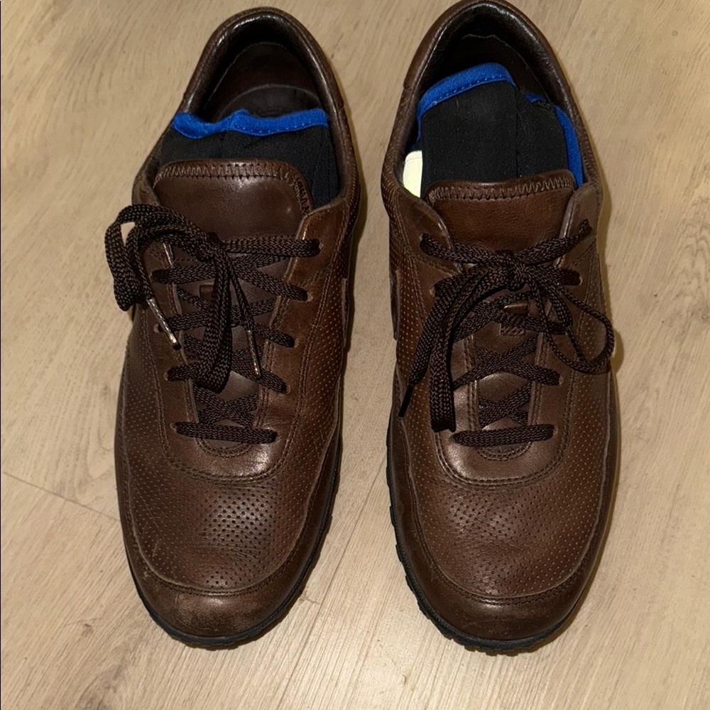 Nike Brown Leather Sneakers